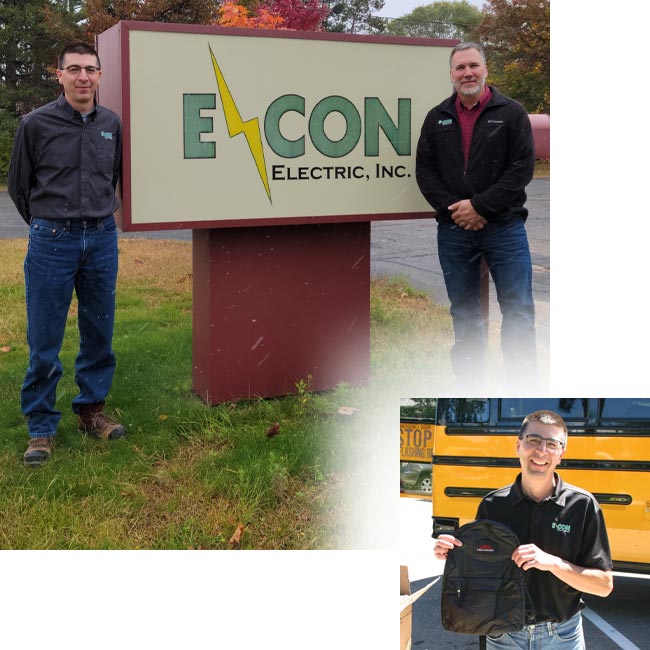 Bryan and Greg of E-Con Electric in Wisconsin